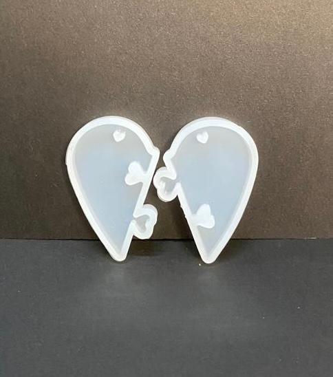 2 Piece Heart Mold