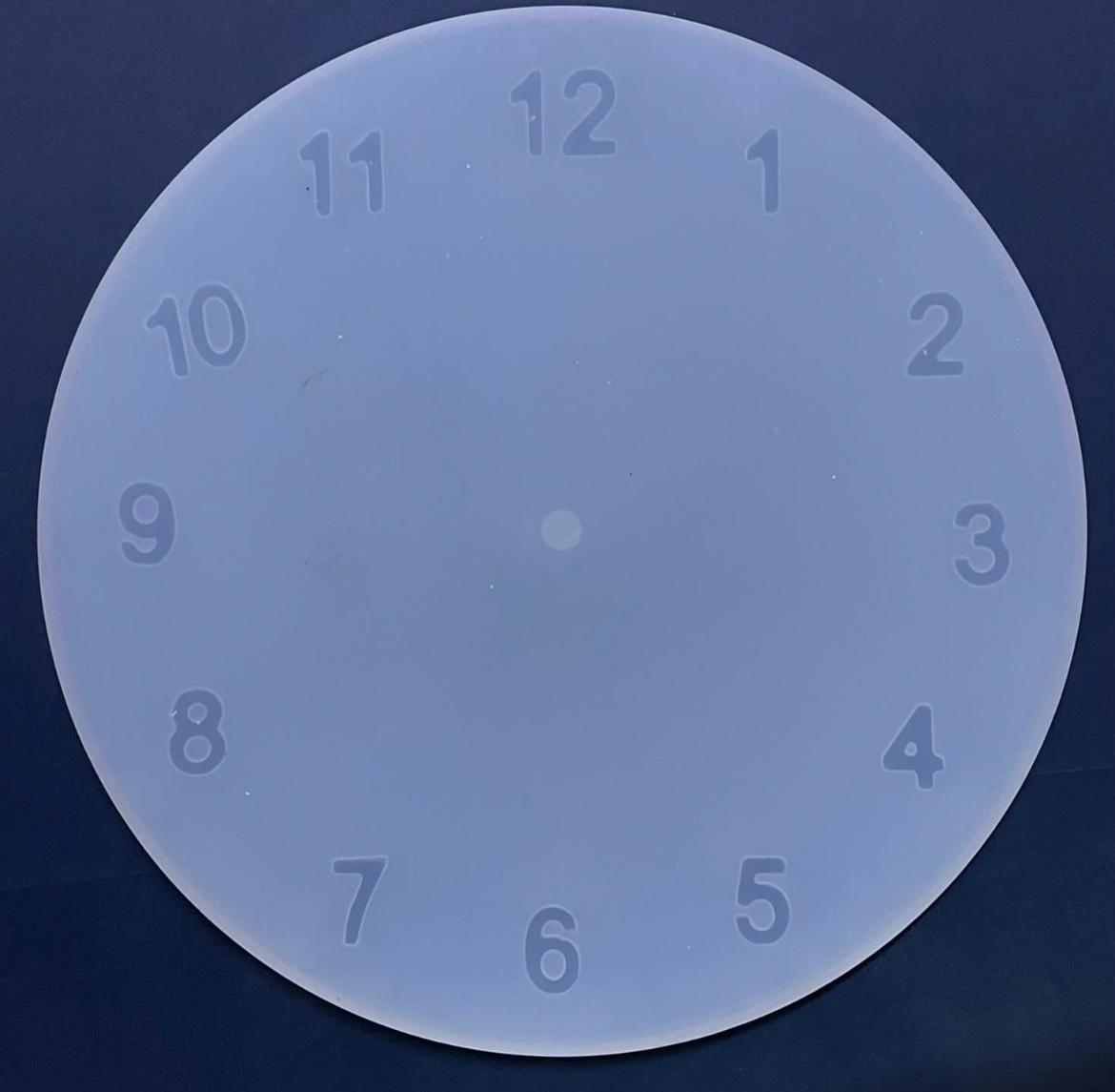 English Number Clock Mold